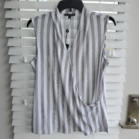 Adrianna Papell Tops - Adrianna Papell wrap front sleeveless top